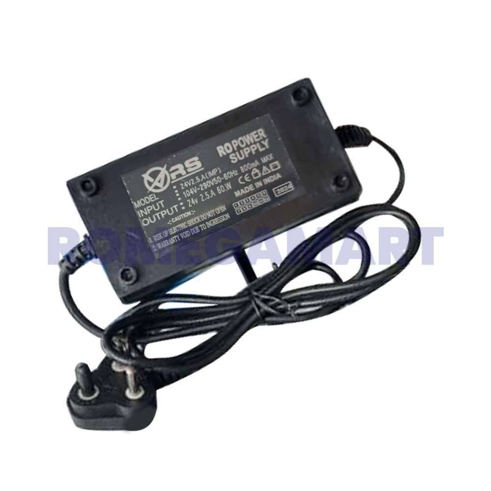 VRS 24 Volt 2.5 Ampere SMPS Black Color For Domestic RO - VATSAQUA RO SYSTEM
