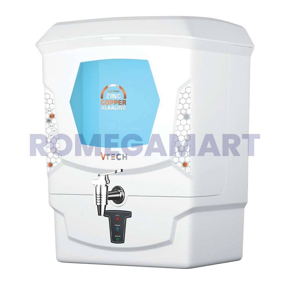 VTECH 10 Liters Storage White Color Water Purifier ABS Plastic Material - GTB JI WATER SOLUTIONS