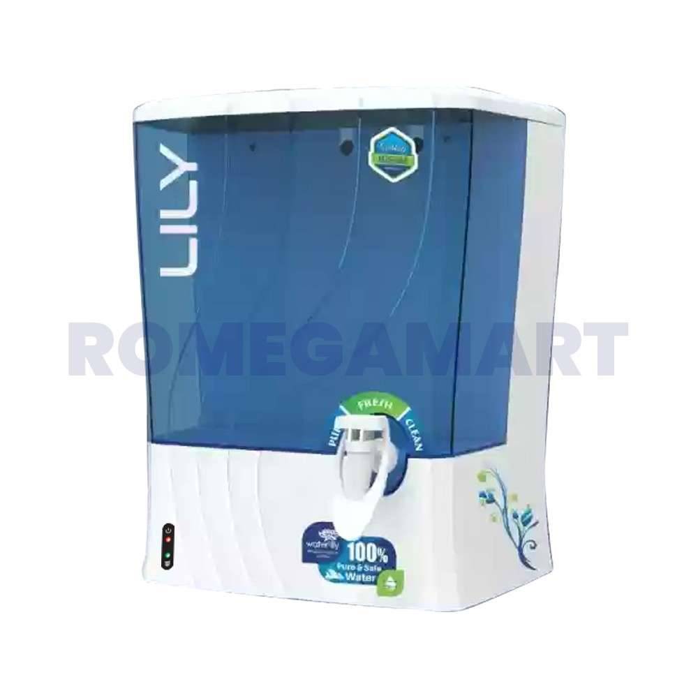 Water Lily Domestic RO Water Purifier RO+UV+TDS+UF STD Green Color 100% Food Grade 10 Liter Plastic Material - JAZZ PURE WATER SOLUTIONS