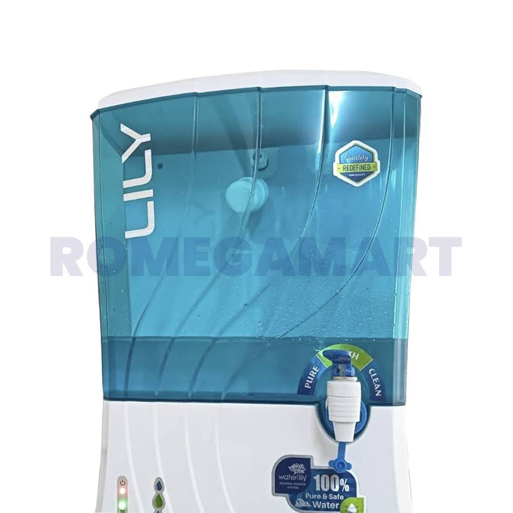 Water Lily 10 Liter Domestic RO Cabinet STD Green Color 100% Food Grade Plastic Material - P-Tech Aqua India