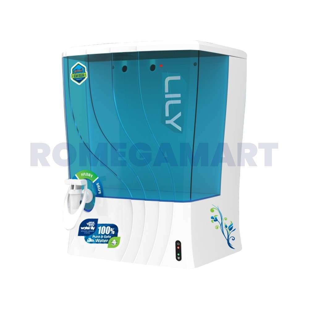 Water Lily RO Water Purifier 10 Liter STD Green Color 100% Food Grade Plastic Material - P-Tech Aqua India
