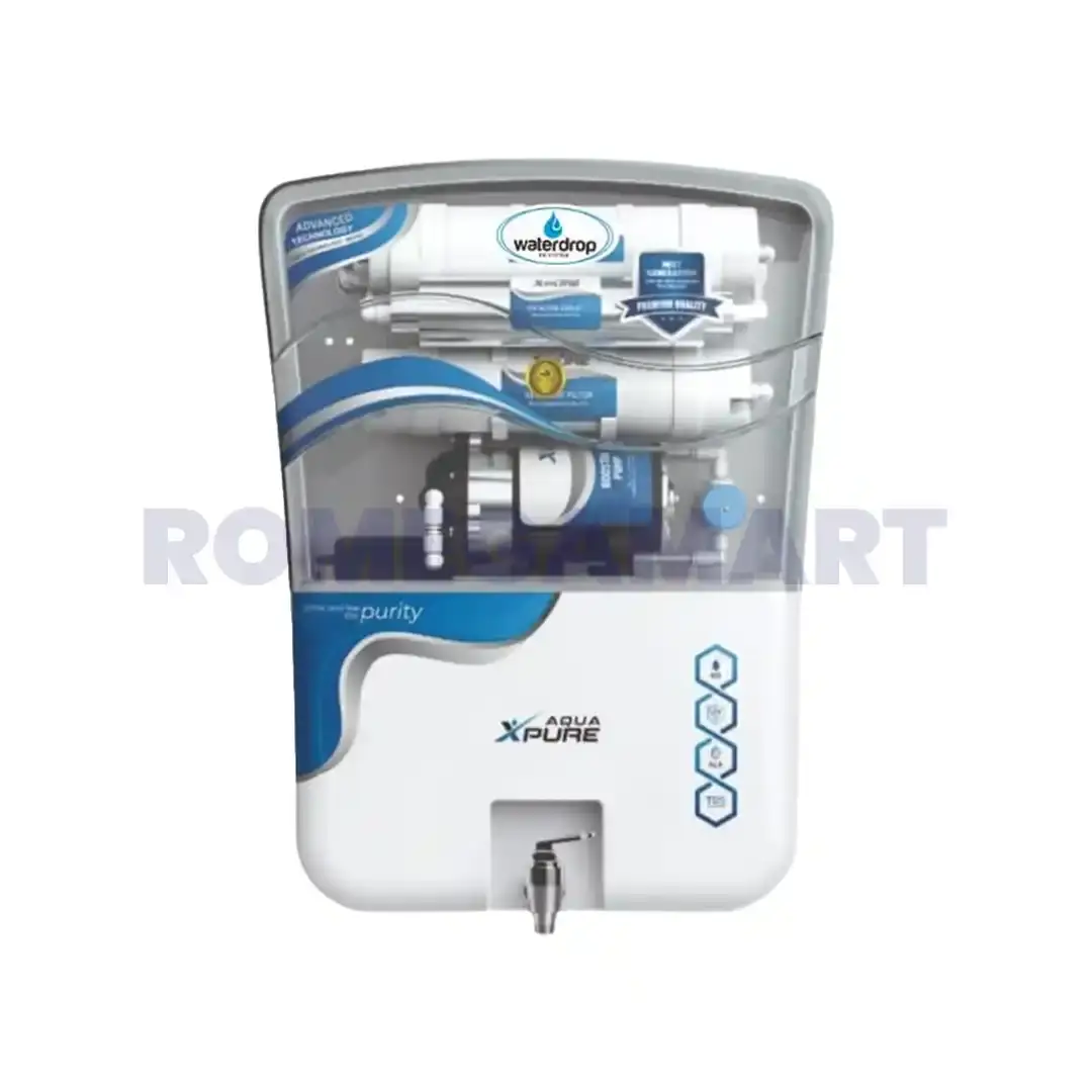 Waterdrop Aqua Xpure 12 Liter White Transparent Water Purfier For Domestic Use - DECCAN ENTERPRISES