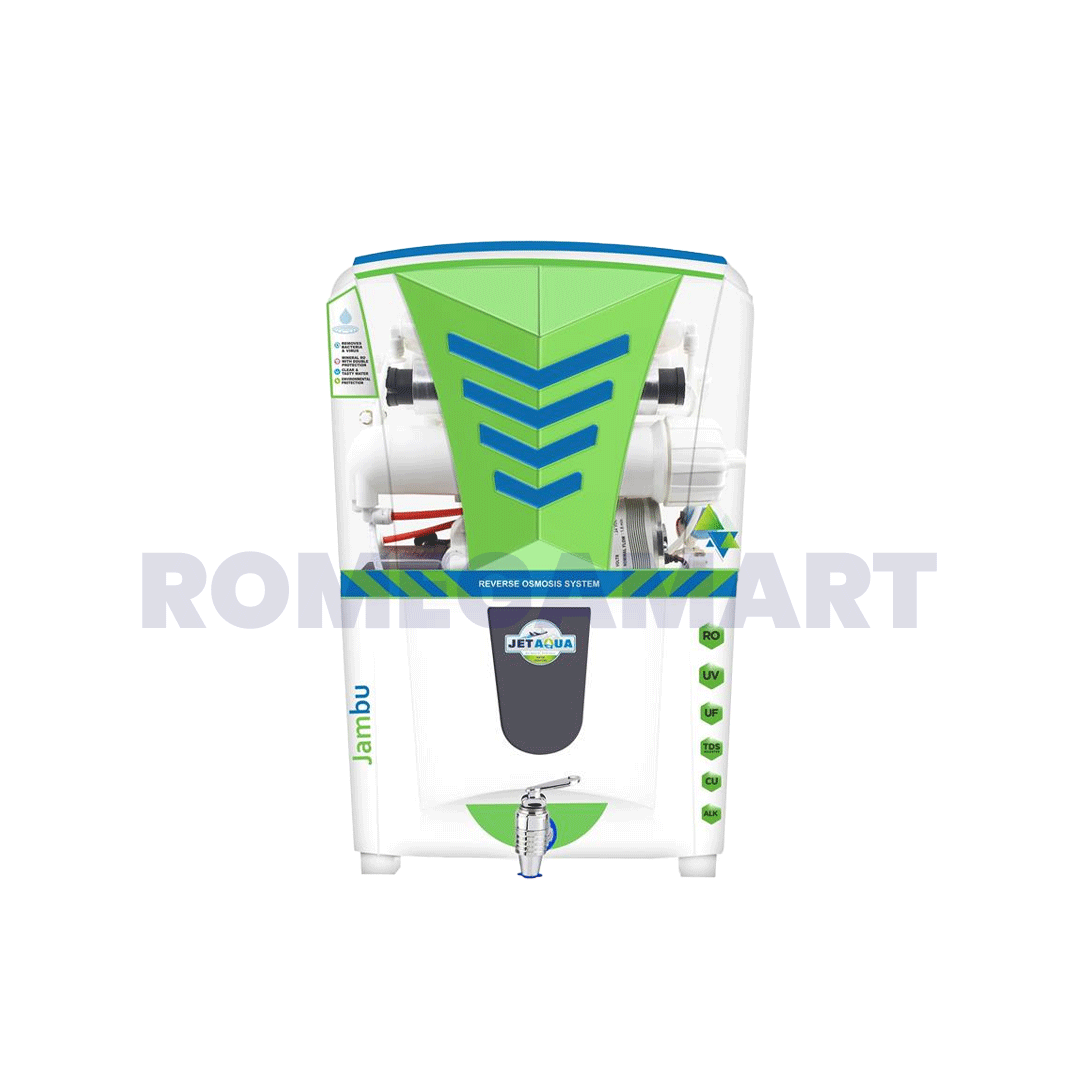 Jet Aqua Jumbo 10 Liter Storage White Transparent With Blue Color Water Purifier - NK WATER TECHNOLOGY