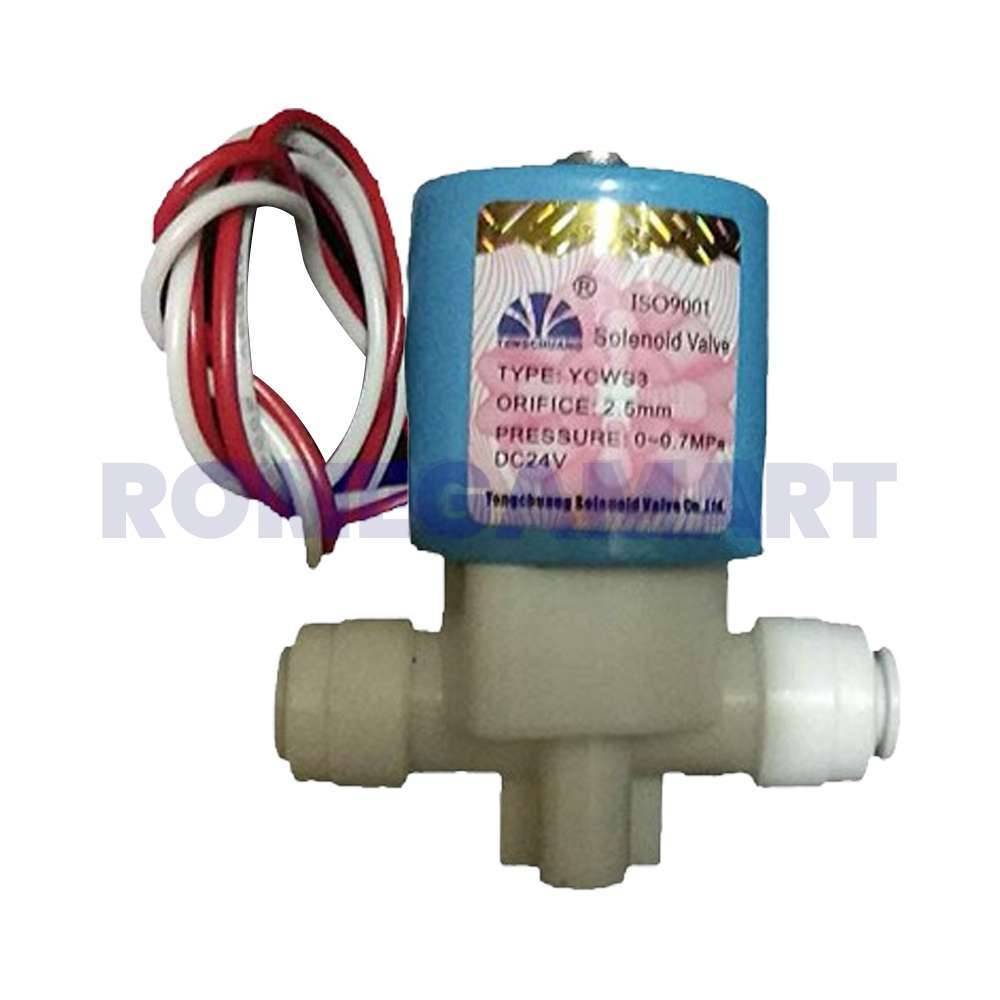 Young Choung Solenoid Valve SV 24Volt Blue Color Suitable For Domestic RO - GTB JI WATER SOLUTION