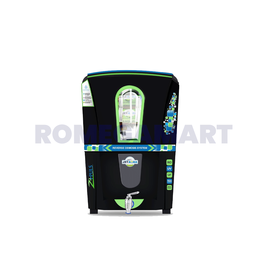Jet Aqua Z Plus Black Alkaline 10 Liter Capacity Domestic Water Purifier - NK WATER TECHNOLOGY