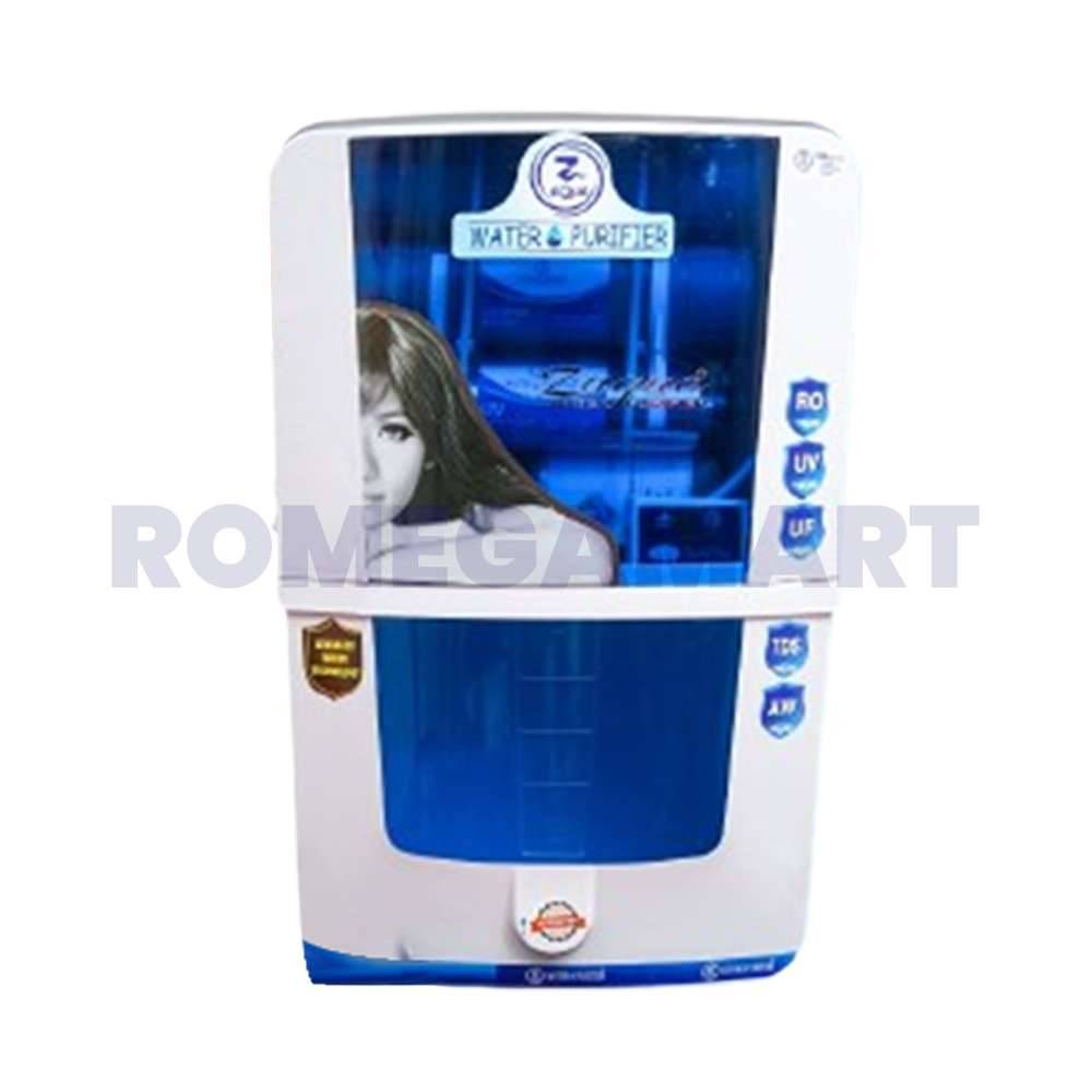 Z Aqua Crown White Color Water Purifier 12 Liter Storage RO+UV+UF+TDS+AW - Z Aqua Water Purifier