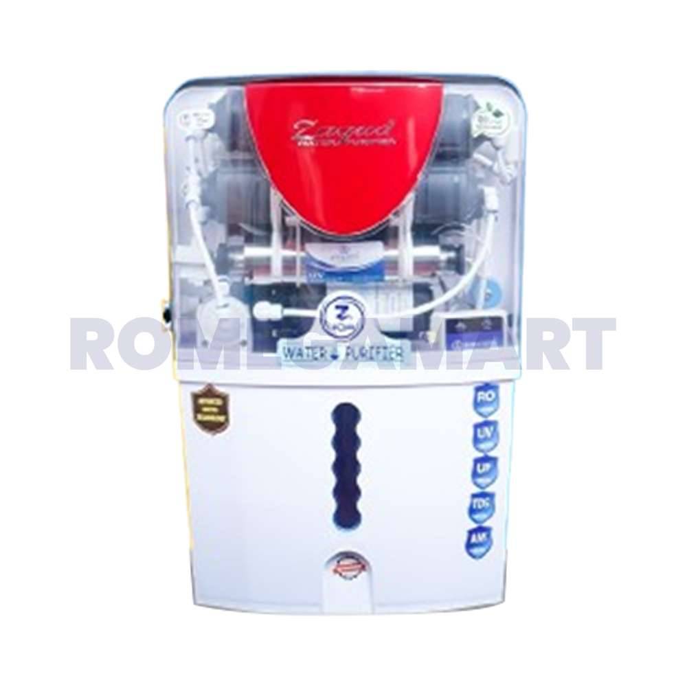 Z Aqua Fusion White Transparent Water Purifier 12 Liter Storage RO+UV+UF+TDS+AW - Z Aqua Water Purifier