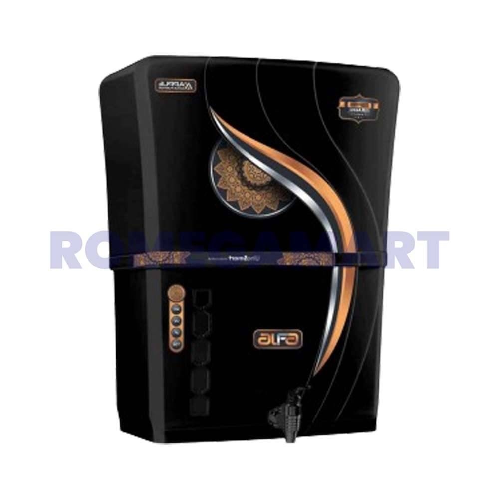 Apple Alfa Black Copper Cabinet ABS Plastic Material 13 Liter Storage For Domestic Use - Jaz Pure Water Solution