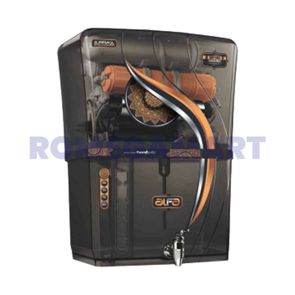 Apple Alfa Cabinet Black Transparent ABS Plastic Material 12 Liter Storage For Domestic Use - GTB JI WATER SOLUTION