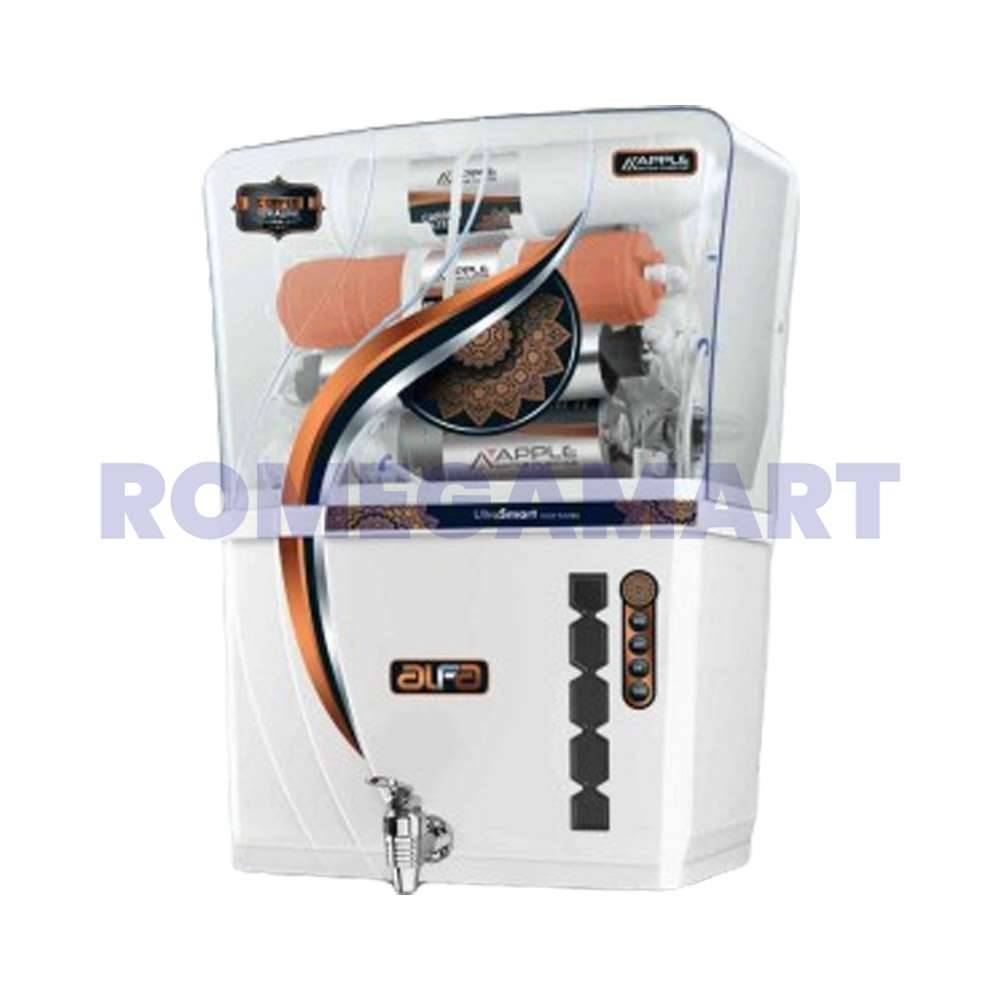Apple Alfa White Transparent Cabinet ABS Food Grade 12 Liter Storage Suitable For Domestic - GTB JI WATER SOLUTION 