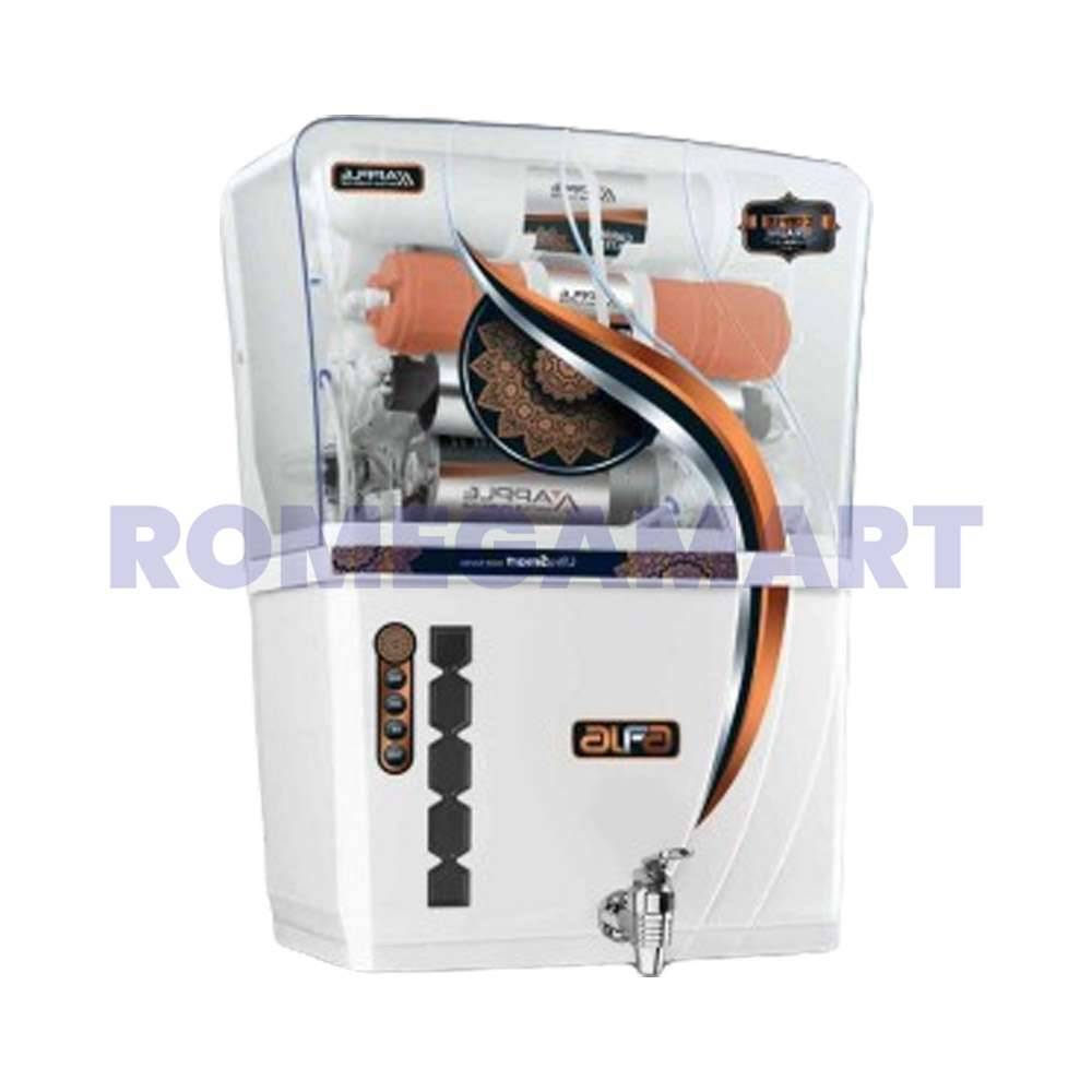 Apple Alfa White Transparent Cabinet ABS Food Grade 12 Liter Storage Suitable For Domestic - GTB JI WATER SOLUTION 