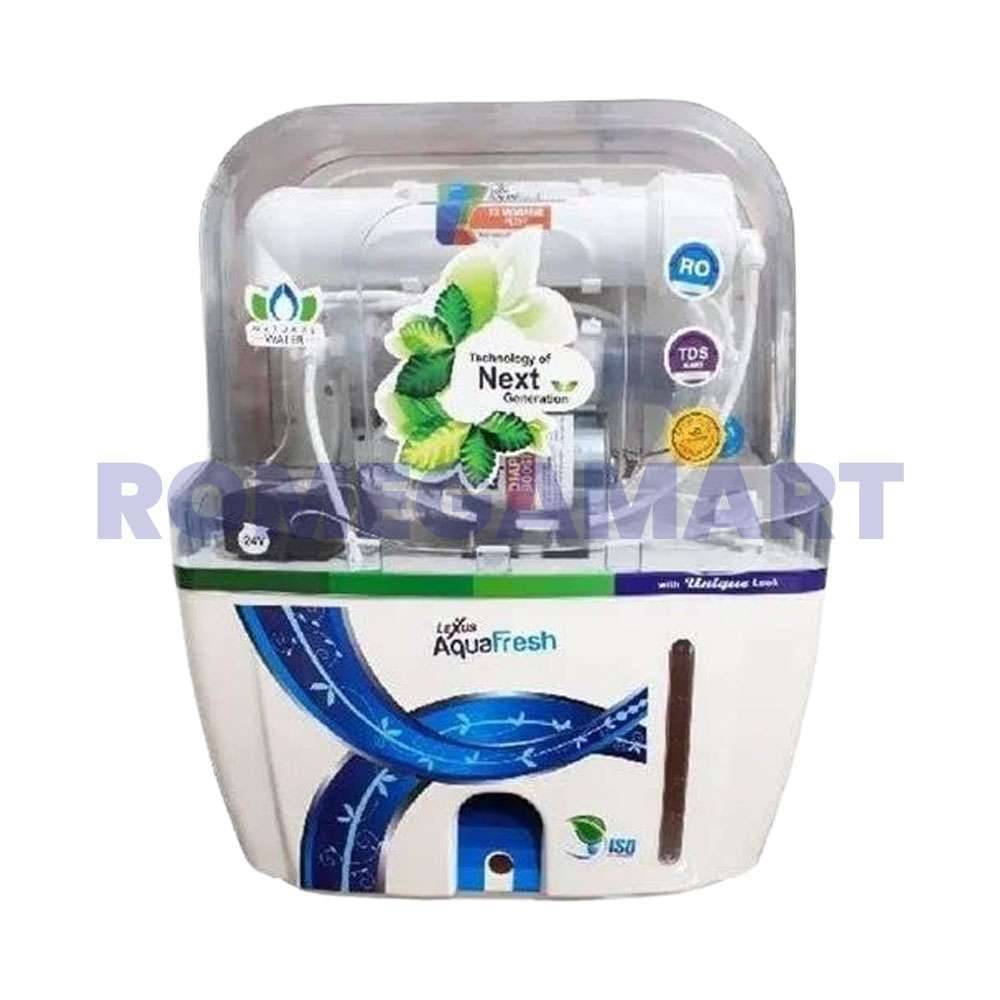 Aqua Fresh 15 Liter Storage White Transparent Color Cabinet For Domestic Use - Divya Enterprises 