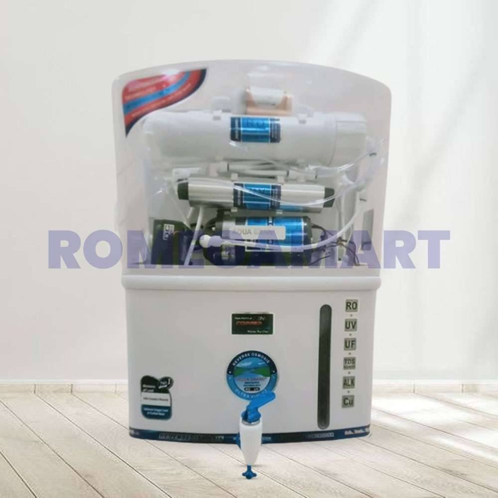 Aqua Grand White Color 12 Liter Storage Ro Water Purifier For Domestic Use - DIVYA ENTERPRISES
