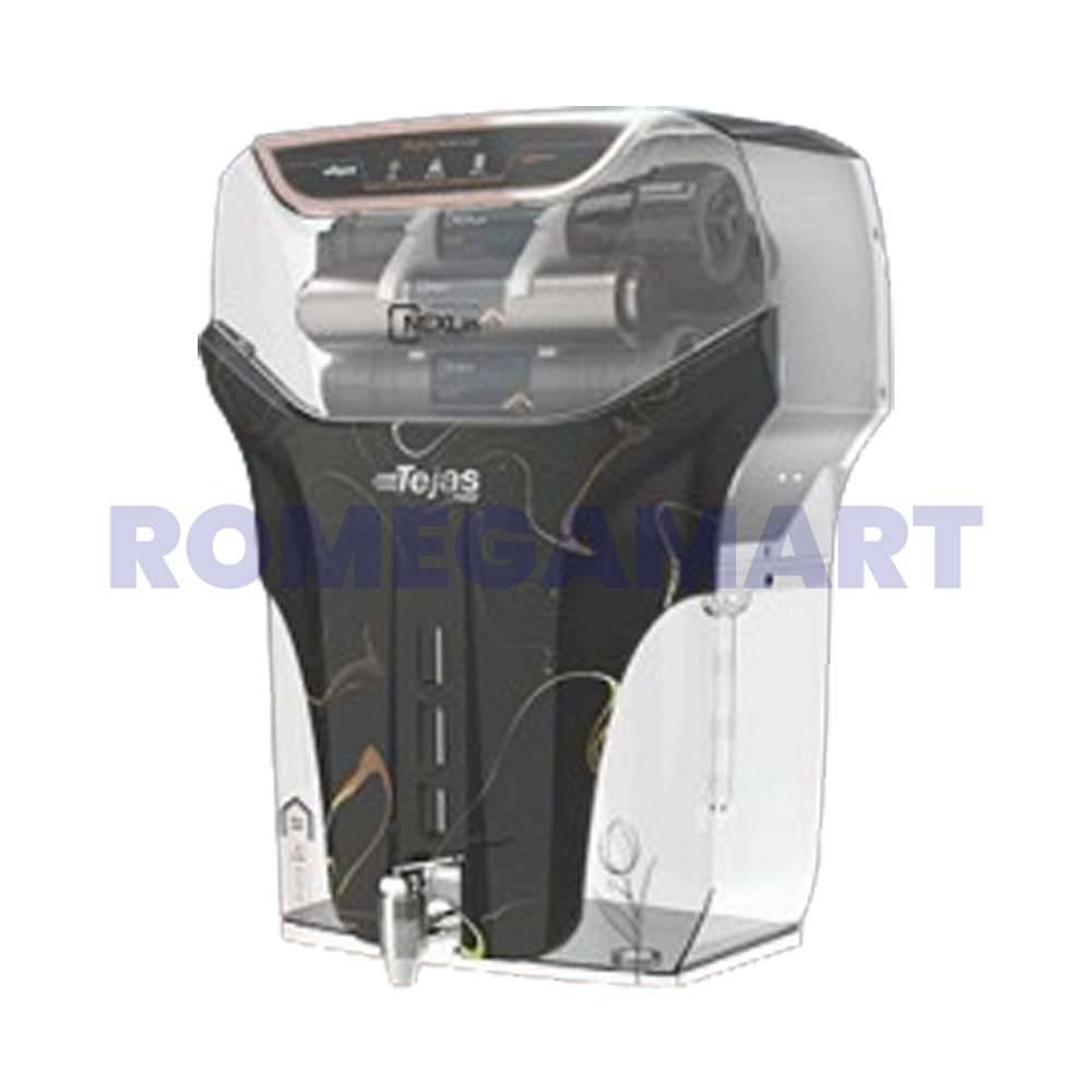 Nexlin Tejas Pro Black Transparent Half Thermocol 13 Liter Storage Domestic RO Cabinet - JAZZ PURE WATER SOLUTIONS