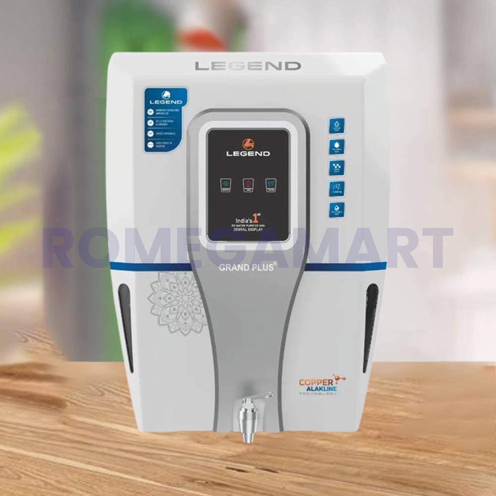 LEGEND Cabinet 12 Liter Storage White With Grey ABS Plastic Material For Domestic - GTB JI WATER SOLUTION 