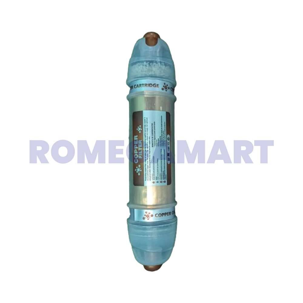 8 Inch Copper+Alkaline Filter WIth Transparent Body Suitable For All Types of Domestic RO - JAZZ PURE WATER SOLUTIONS