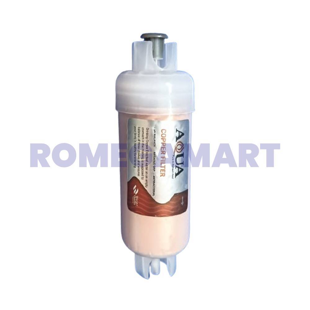 Aqua 10 Inch Copper Filter Polypropylene Material Suitable For Domestic Use - JAZZ PURE WATER SOLUTIONS