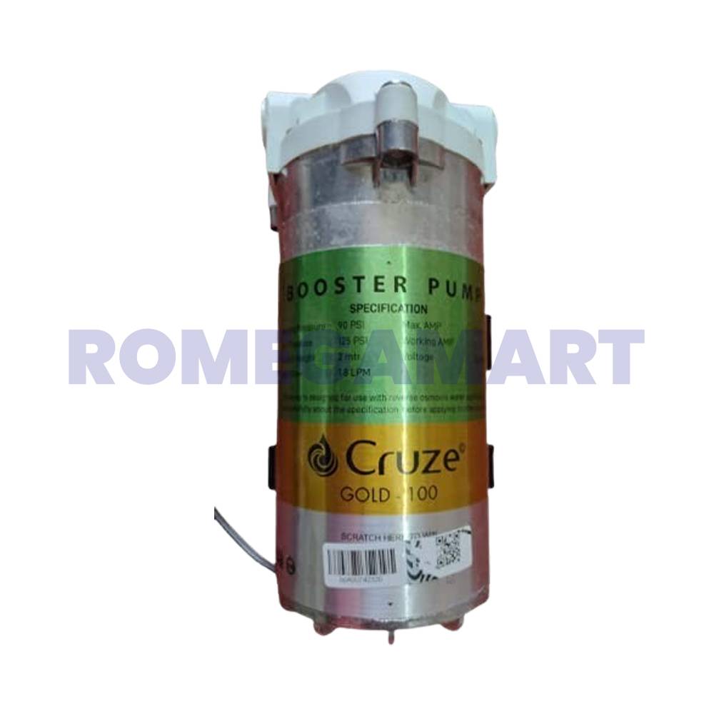 CRUZE Gold 100 GPD Booster Pump Suitable For Domestic RO - JAZZ PURE WATER SOLUTIONS
