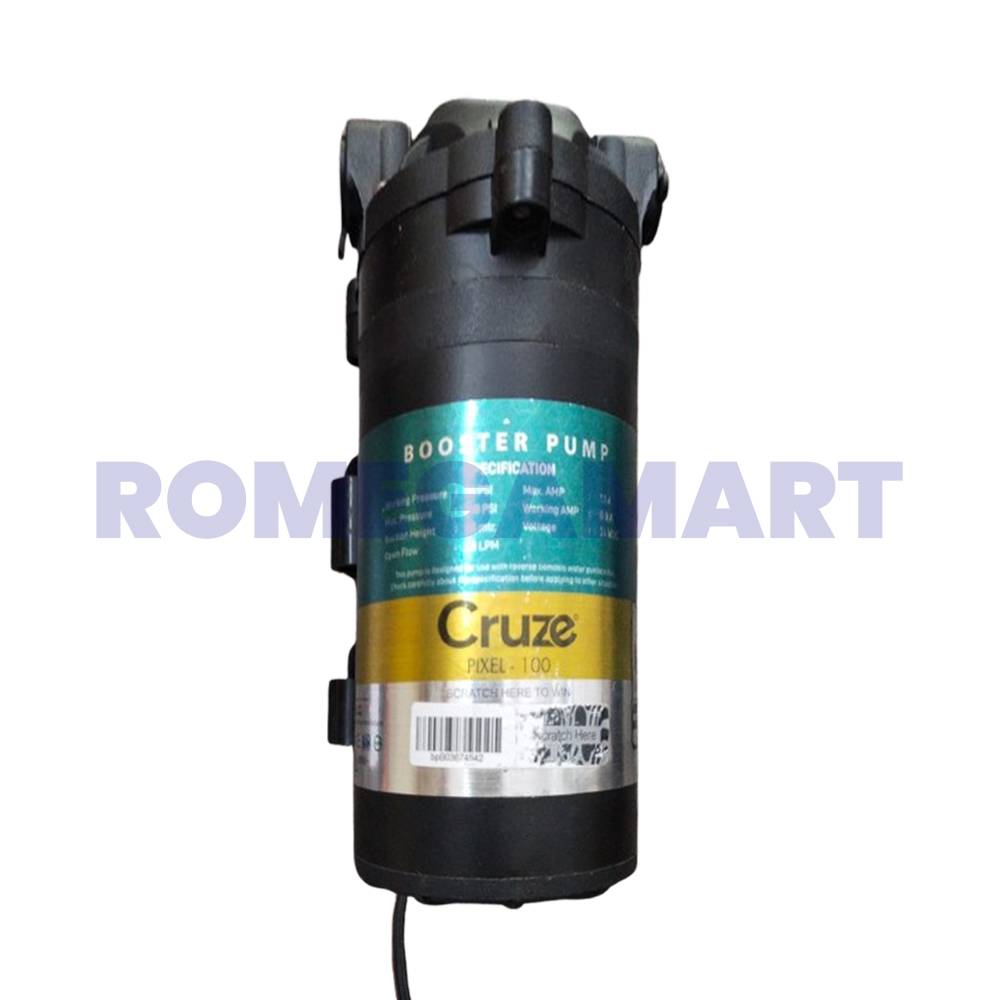 CRUZE Pixal 100 GPD Booster Pump Suitable For Domestic RO Black Color - JAZZ PURE WATER SOLUTIONS