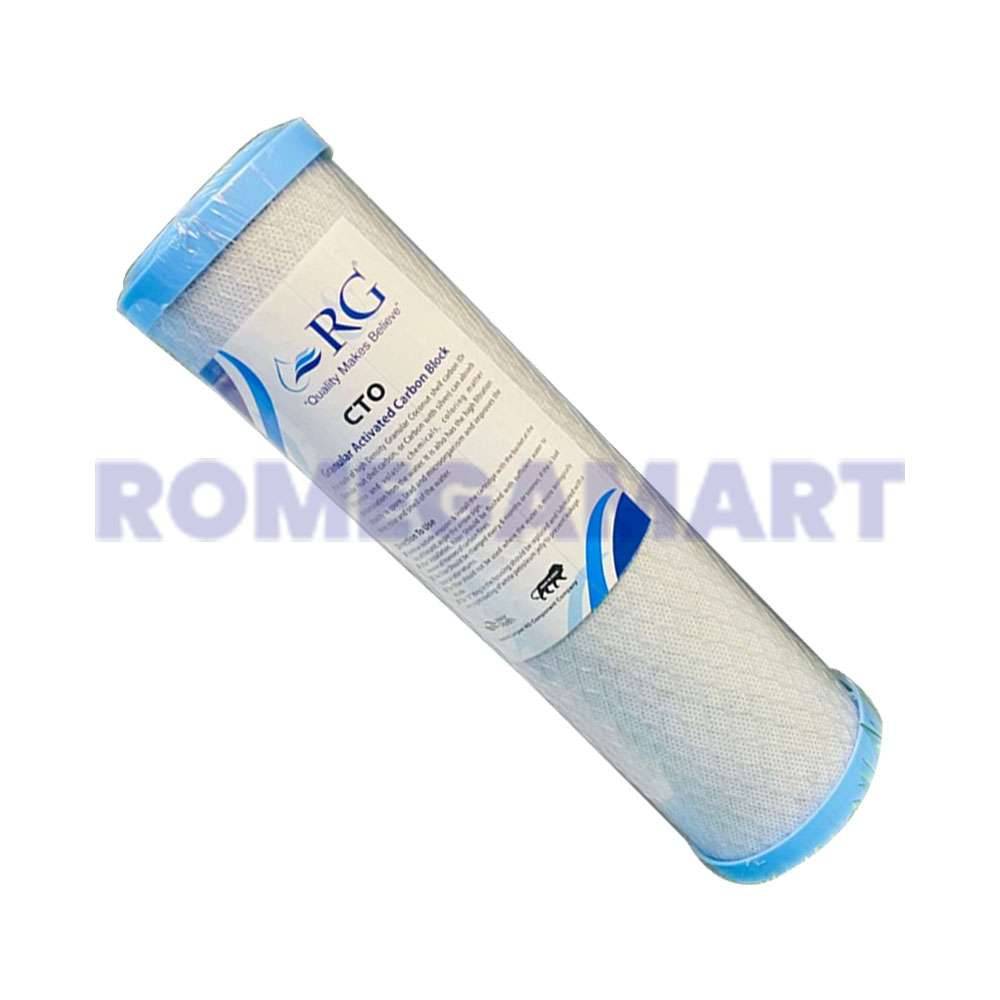 Real Ganga RG 10 Inch CTO Filter Polypropylene Material Suitable For Domestic RO - GTB JI WATER SOLUTION 