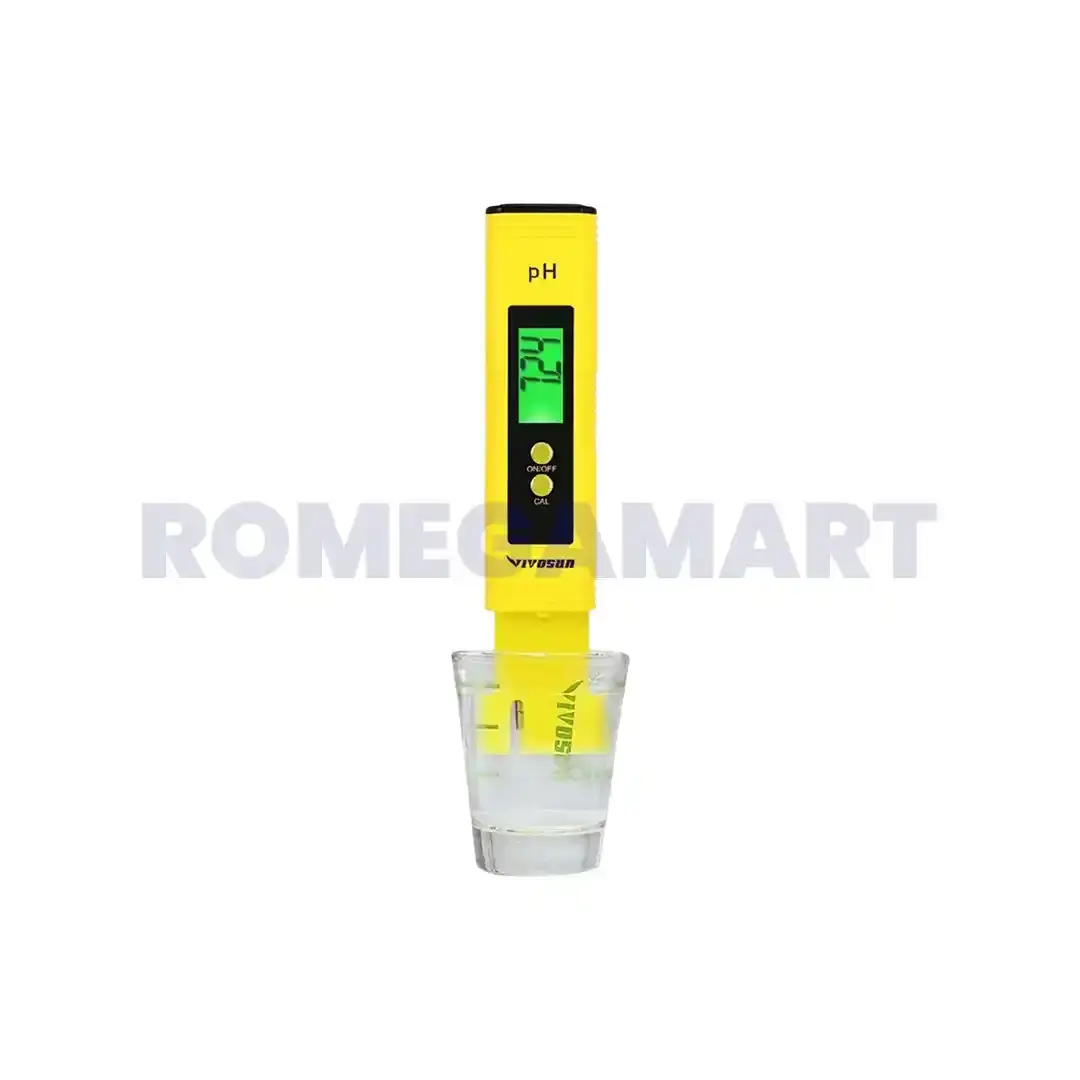 Digital Ph Meter Yellow Color For Industrial - Chandausi RO & Care Centre