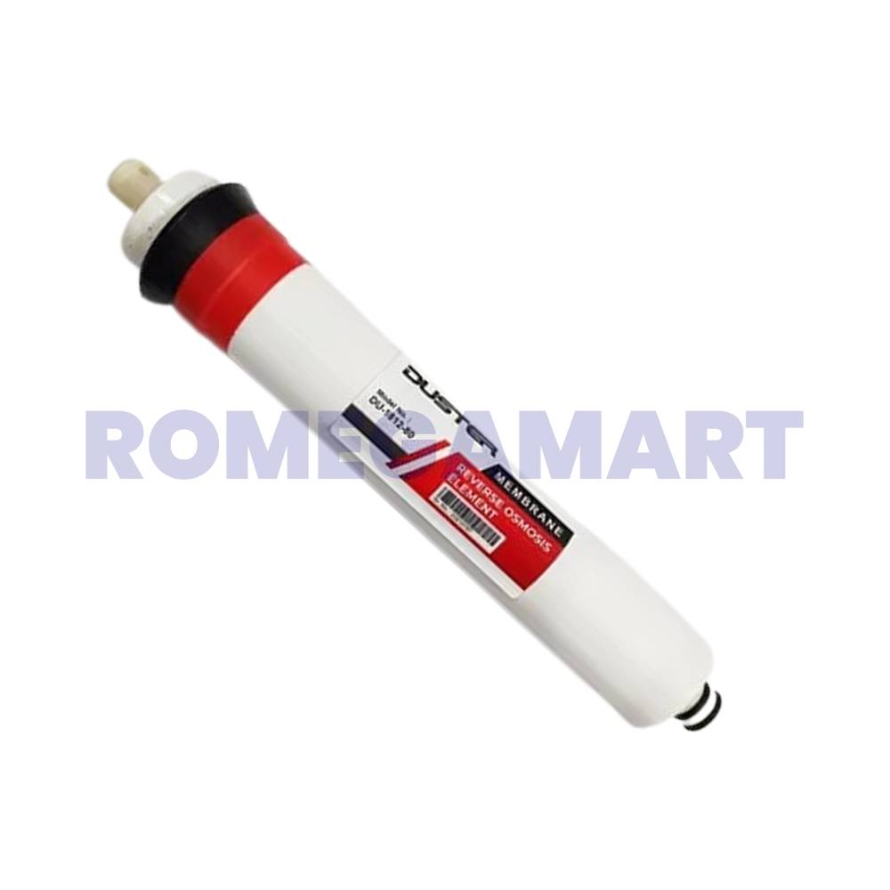 Duster 80 GPD Membrane Work Upto 1000 TDS White Suitable For Domestic RO - JAZZ PURE WATER SOLUTIONS