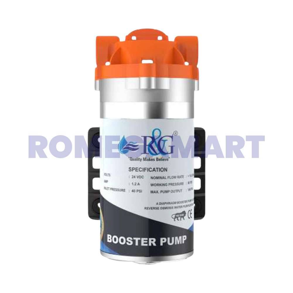 Real Ganga RG Gold 100 GPD Booster Pump Orange Color Pump Head Suitable For Domestic RO - JAZZ PURE WATER SOLUTIONS