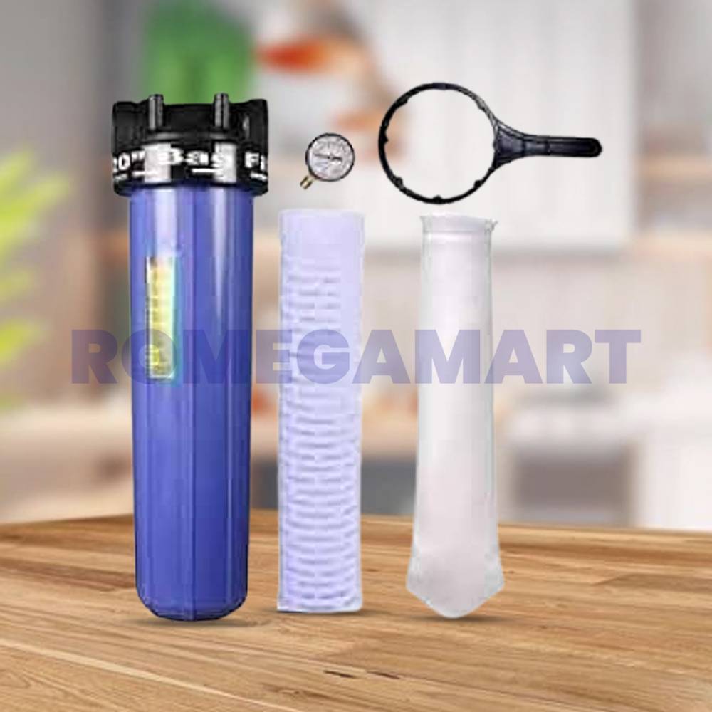 OCEAN STAR Filter Housing Complete Set With Bag Key and Pressure Gauge 1 Inch in Out - OCEAN STAR TECHNOLOGIES PRIVATE LIMITED