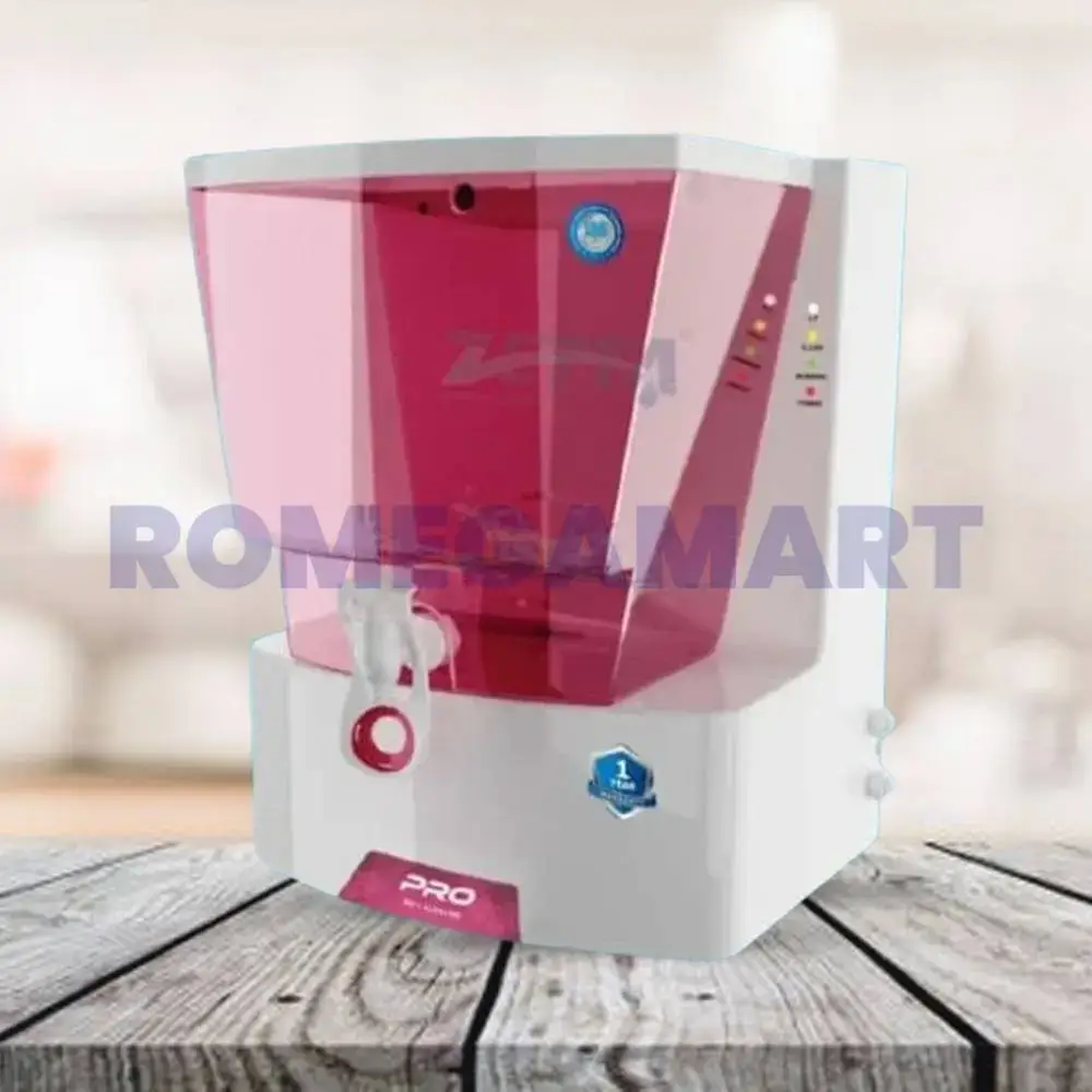 Zetta Pro Pink Color 7.5 Liter Storage Water Purifier For Domestic Use - ZETTA WATER PURIFIER PRIVATE LIMITED