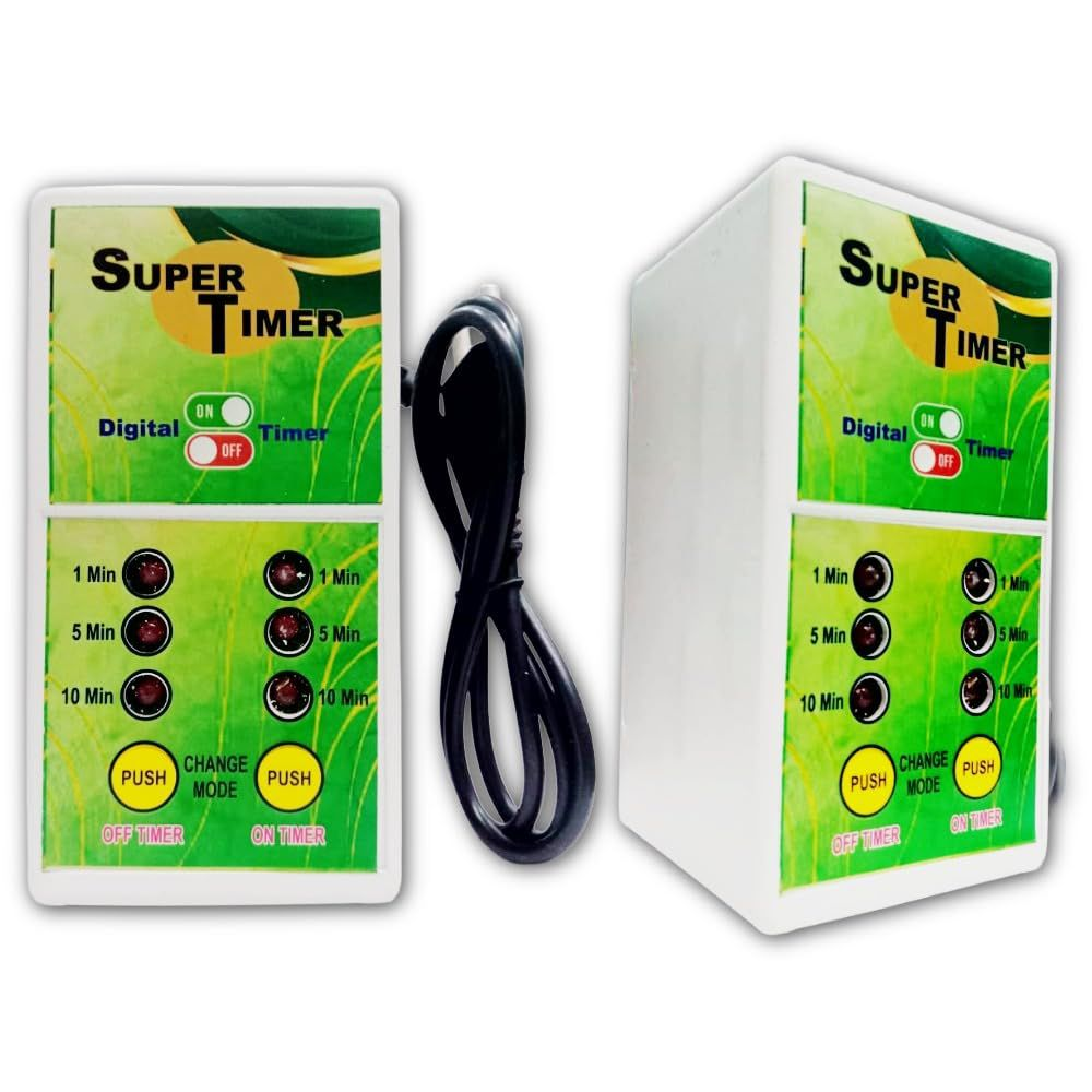 Super Timer Digital Fogger Controller White Color  With On/Off Timer Function For Mist And Fogging Use Industrial - Wave RO Aqua Solutions