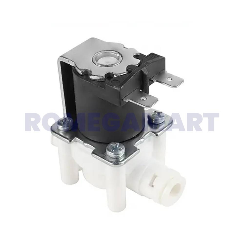 Solenoid Valve Black Color Plastic Material For Domestic Use - Wave RO Aqua Solution