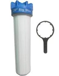 20 Inch Big Blue Bag Filter Housing Polypropylene Material For Industrial Use - VATS AQUA RO SYSTEM