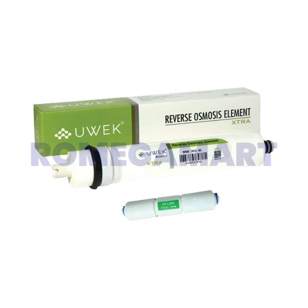 UWEK XTRA 100 GPD Membrane Work Upto 2000 TDS With FR Suitable All RO Water Purifier - CO ORBITAL INDIA