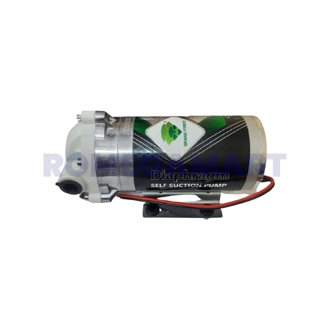 Grand Forest 100 GPD Pump Black Metal Material For Domestic Use - OM RO Filter