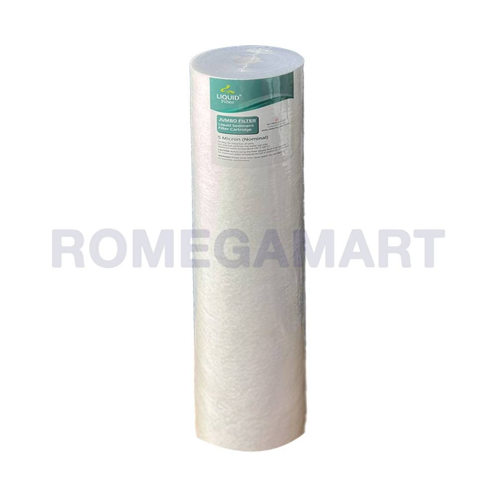 Liquid Pillar Jumbo Spun Filter White Color Polypropylene For Industrial Ro System - VATSAQUA RO SYSTEM