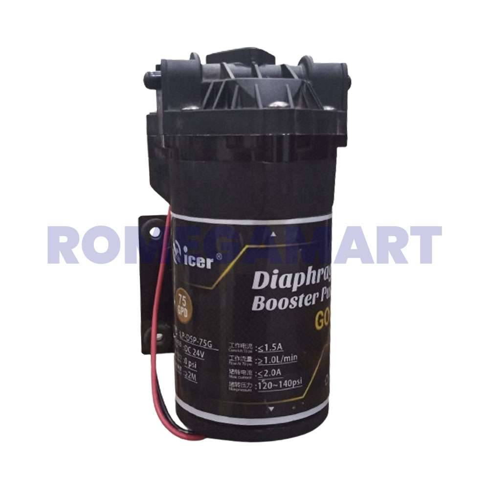 Icer 75 GPD Booster Pump For Domestic RO - GTB JI WATER SOLUTIONs