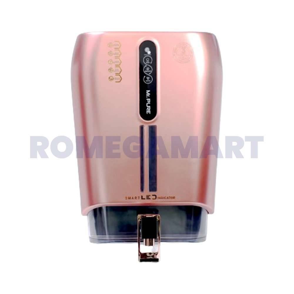 Mr Pure Cabinet With Smart LED Indicator 10 Liter Storage Pink Color For Domestic Use - GTB JI WATER SOLUTIONs