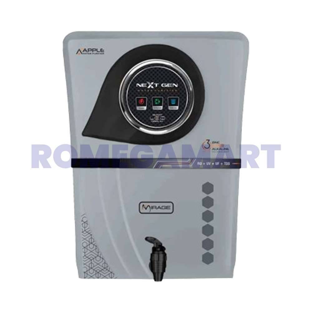 Apple Mirage Cabinet Grey Material Food Grade Plastic 13 Liter Storage Suitable For Domestic - JAZZ PURE WATER SOLUTIONS