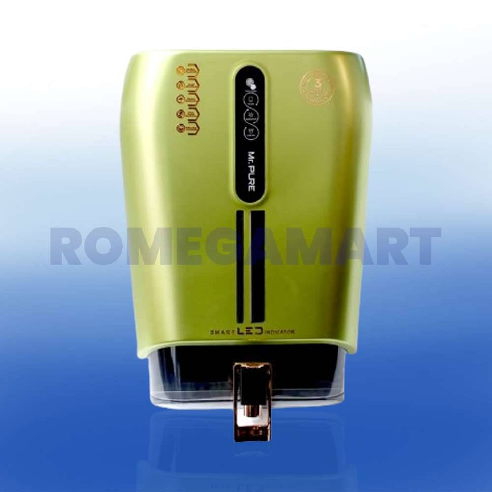 Mr Pure Water Purifier RO+UV+UF+TDS+ALKLINE+COPPER+MINERAL Yellow Color 10 Liter Storage For Domestic RO - GTB JI WATER SOLUTIONS