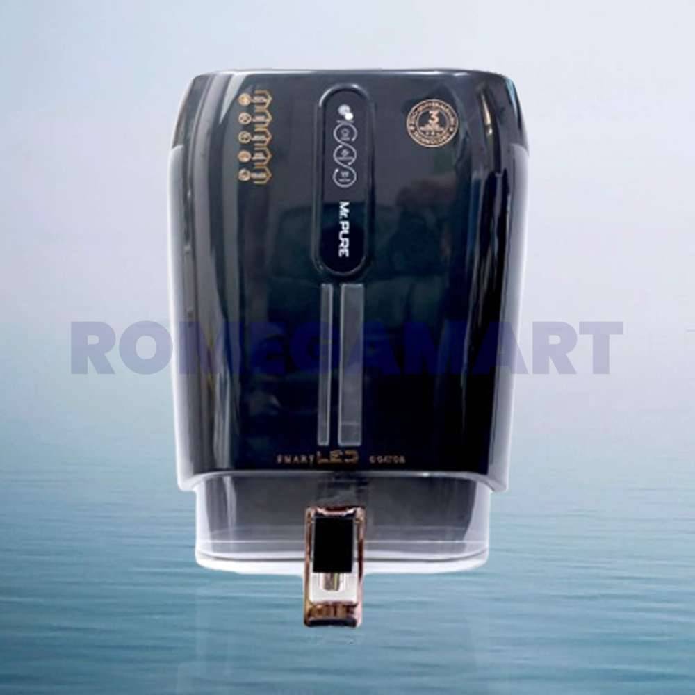 Mr Pure Water Purifier RO+UV+COPPER+ALKLINE+TDS 10 Liter Storage Black Color For Domestic Use - GTB JI WATER SOLUTIONS