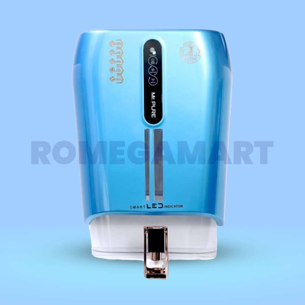 Mr Pure Water Purifier Blue Color RO+UV+UF 10 Liter Storage Color For Domestic RO - GTB JI WATER SOLUTIONS