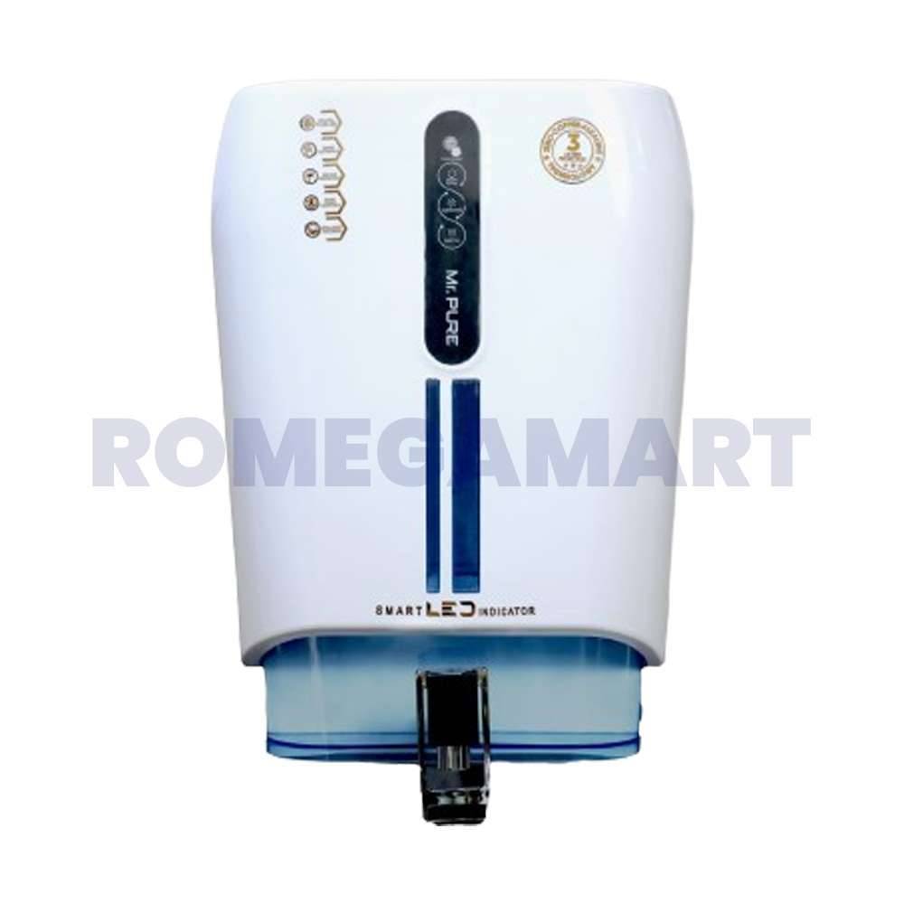 Mr Pure Water Purifier RO+UV+UF+ALKLINE+TDS 10 Liter Storage White Color For Domestic Use - GTB JI WATER SOLUTIONS