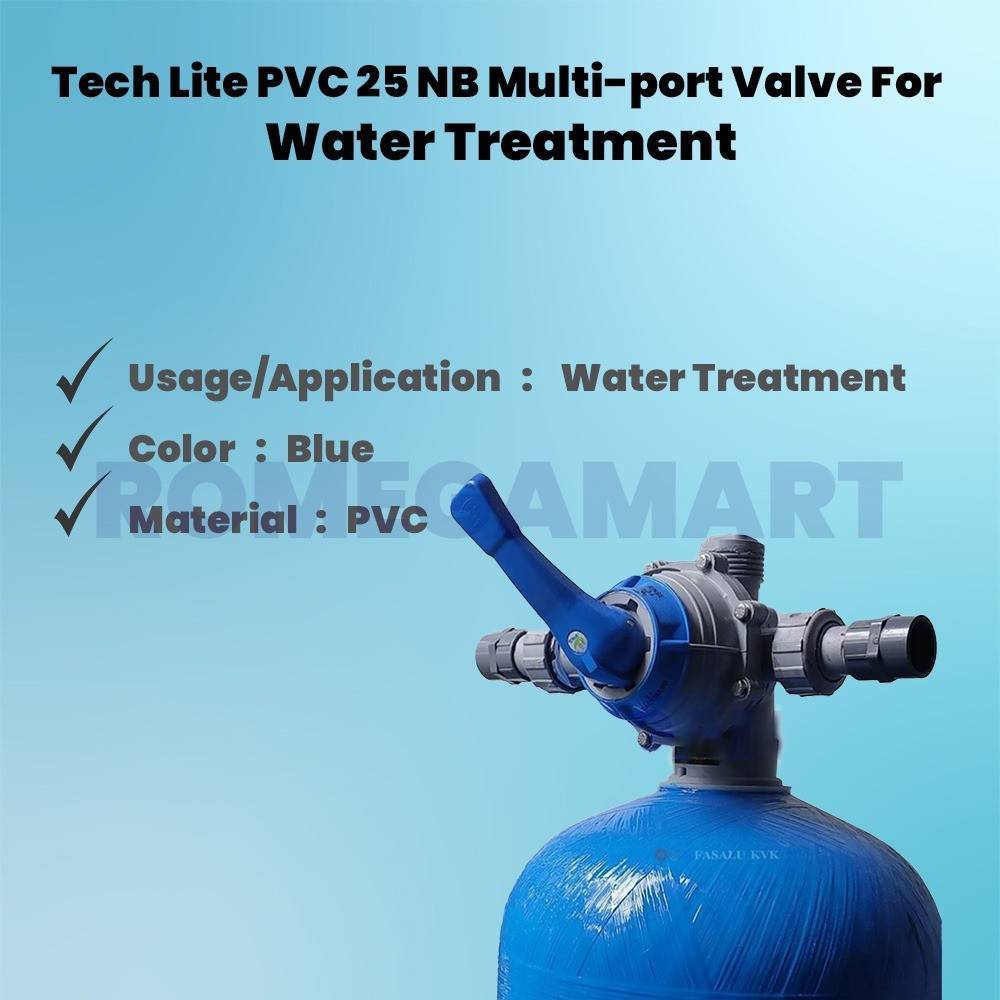 Tech Lite 25 NB PVC Multiport Valve For Water Treatment - NECSAL RO SERVICES