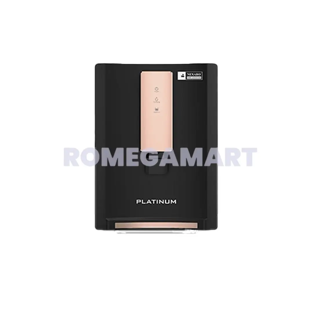 Nexaro Platinum RO+UV Black With Copper Color 9 Liter Storage With Smart Led Display Ro Water Purifier - Nexaflow Filtration Private Limited