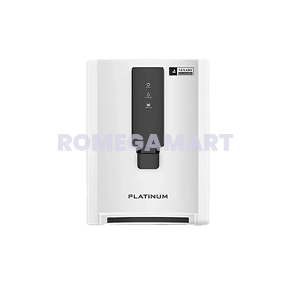 Nexaro Platinum RO+UV White With Black Color 9 Liter Storage With Smart Led Display Ro Water Purifier - Nexaflow Filtration Private Limited