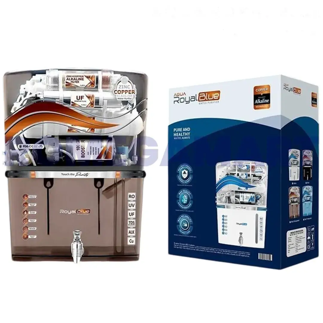 Aqua Royal Black Transparent Water Purifier 12 Liter Storage ABS Plastic - SURYANSH ASSOCIATES