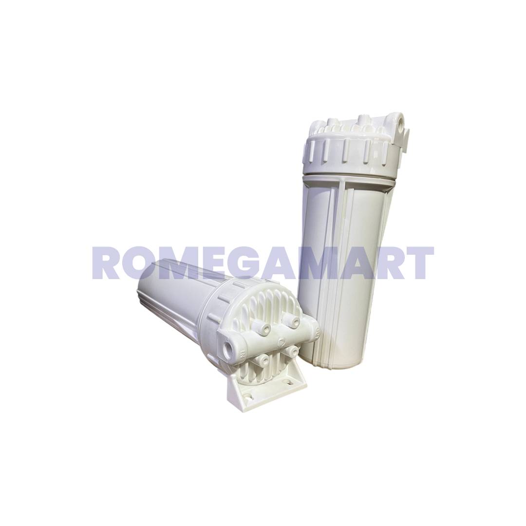 Double O Ring Filter Housing White Color 520 Gram For Domestic Use - Euro Industries