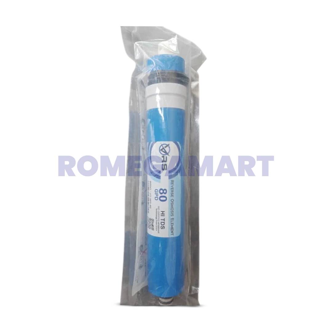 VRS 80 GPD Ro Membrane 1500/2000 TDS Blue Color For Domestic Use - Vats Aqua Ro System