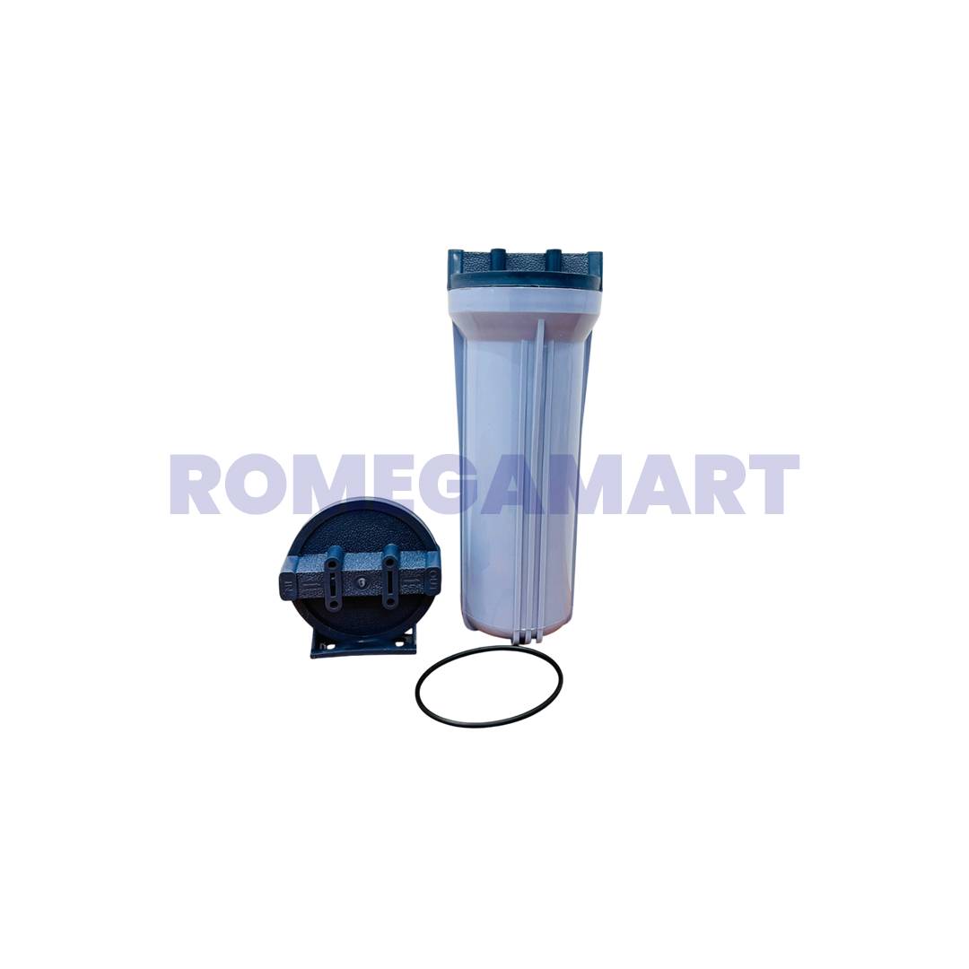 FG 380 Gram Filter Housing Grey Color Single O Ring Virgin Material Suitable For Domestic RO - Euro Industries