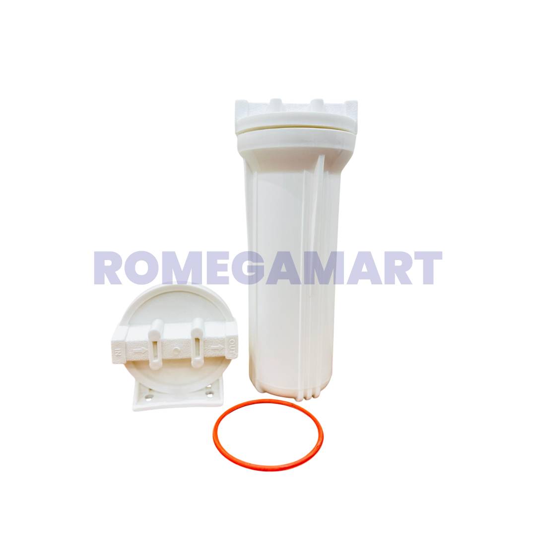 AV Filter Housing White Color 425 Gram Single O Ring Virgin Material For Domestic Use - Euro Industries